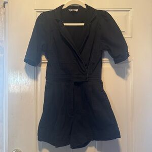 day + moon Black Romper